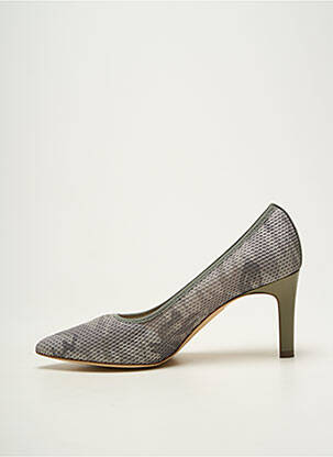 Escarpins semelle extérieure cuir talon de 7 à 9cm vert PETER KAISER femme