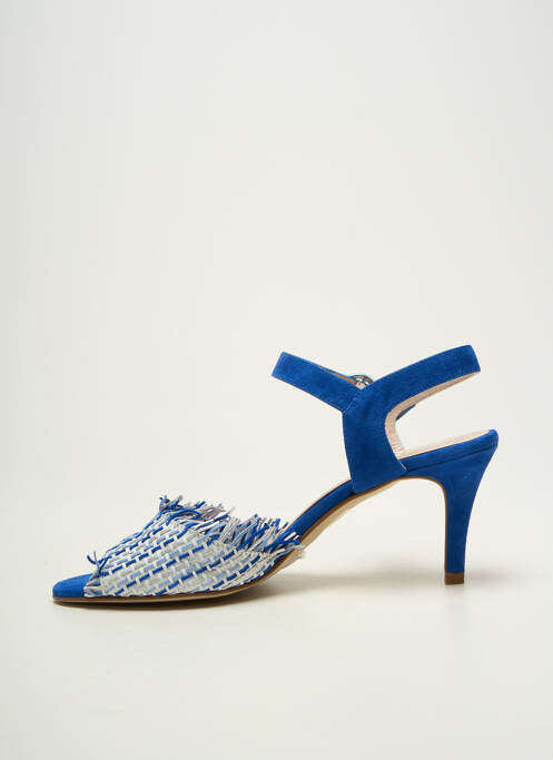 Sandales/nu pieds talon aiguille talon de 7 à 9cm bleu MARIAN femme