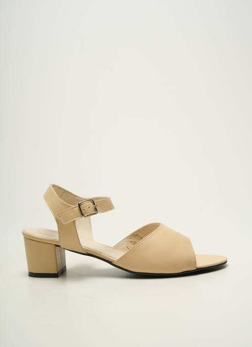Sandales/nu pieds talon bottier talon de 4 à 6cm beige XAVIER DANAUD femme
