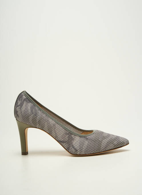Escarpins semelle extérieure cuir talon de 7 à 9cm vert PETER KAISER femme