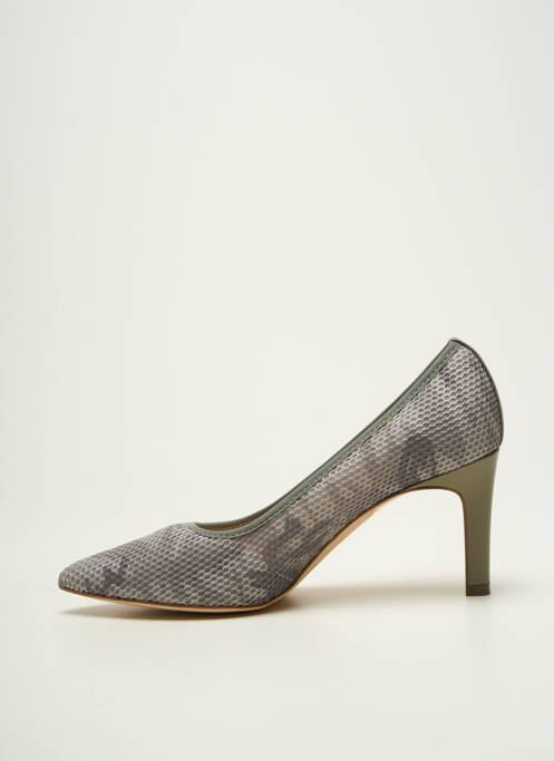 Escarpins semelle extérieure cuir talon de 7 à 9cm vert PETER KAISER femme