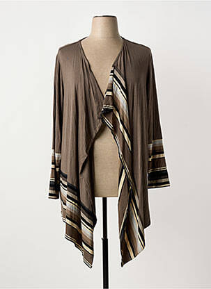 Veste casual manches longues marron ALAIN WEIZ femme