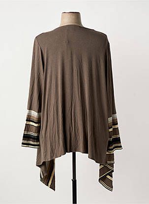 Veste casual manches longues marron ALAIN WEIZ femme