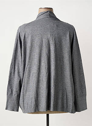 Gilet manches longues coupe cintrée gris BARBARA LEBEK femme