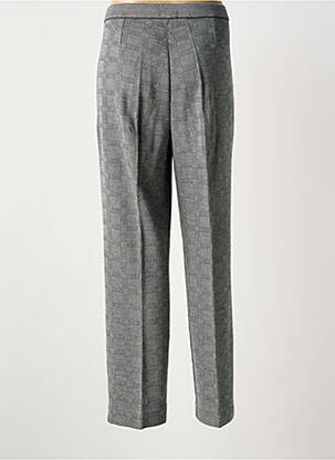 Pantalon droit stretch taille haute gris MINO MORA femme