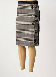 Jupe mi-longue taille normale noir BARBARA LEBEK femme