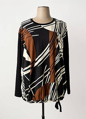 T-shirt noir BARBARA LEBEK femme