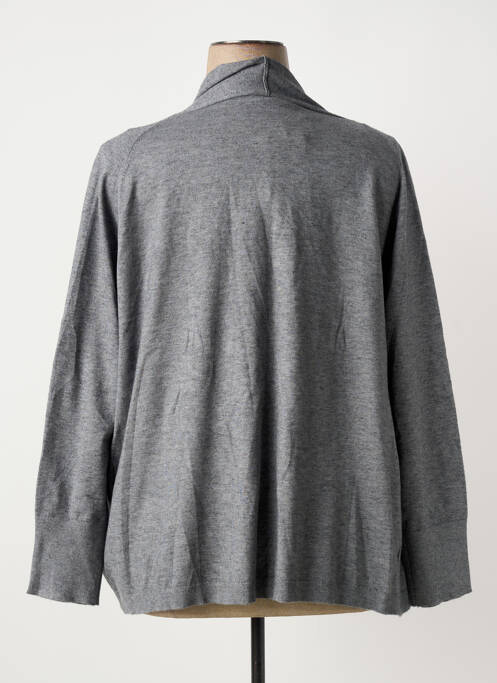 Gilet manches longues coupe cintrée gris BARBARA LEBEK femme