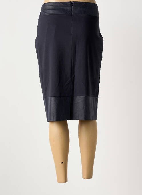 Jupe mi-longue taille à pinces bleu MERI & ESCA femme