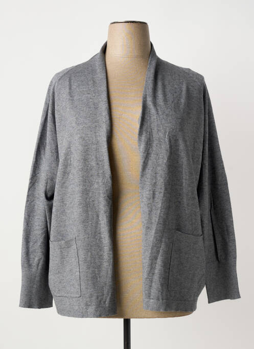 Gilet manches longues gris BARBARA LEBEK femme