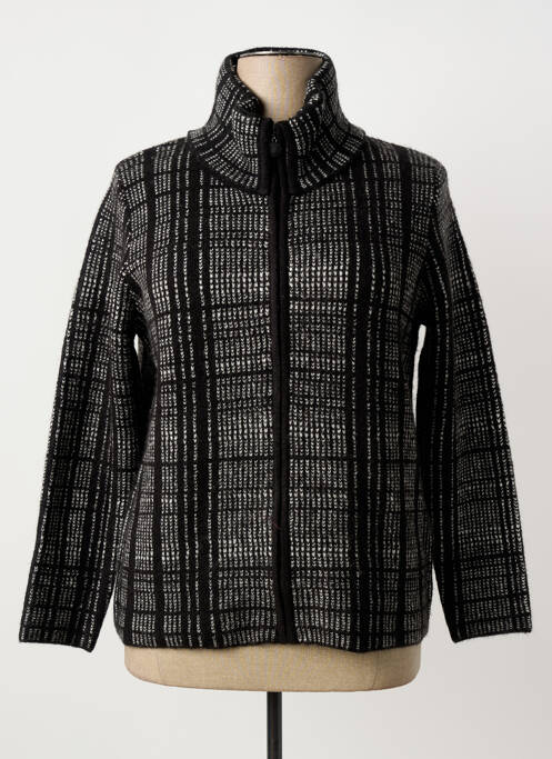 Gilet manches longues coupe cintrée noir BARBARA LEBEK femme