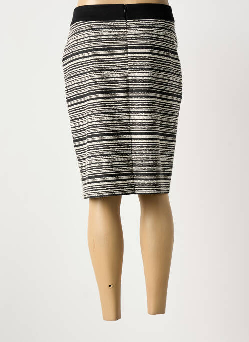 Jupe mi-longue noir GUY DUBOUIS femme