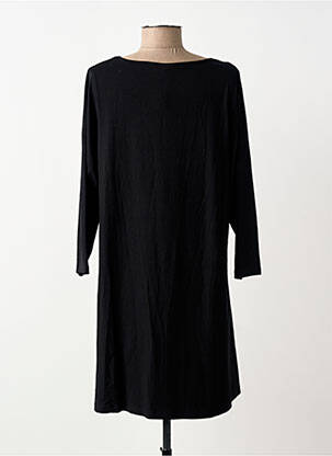 Robe courte manches 3/4 manches 3/4 noir YOEK femme