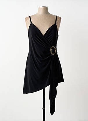 Tunique manches longues coupe asymétrique noir JOSEPH RIBKOFF femme
