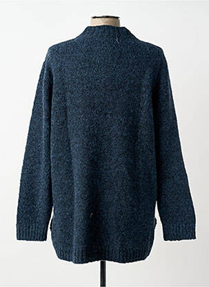 Gilet manches longues stretch bleu MINO MORA femme