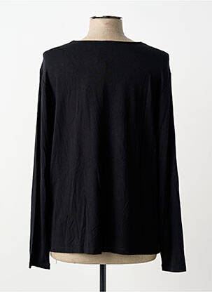 Blouse légère et transparente manches longues noir BARBARA LEBEK femme