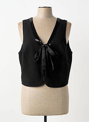 Gilet sans manche doublure noir ALAIN WEIZ femme