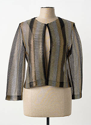 Veste chic col rond noir MICHAELA LOUISA femme