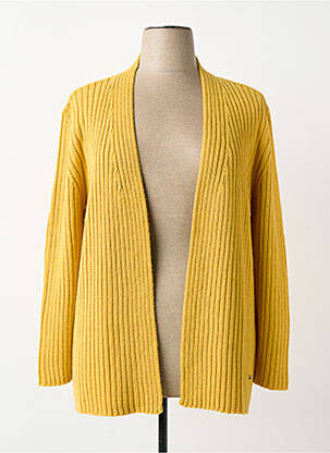 Gilet manches longues jaune MINO MORA femme