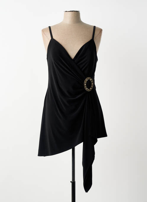Tunique manches longues coupe asymétrique noir JOSEPH RIBKOFF femme