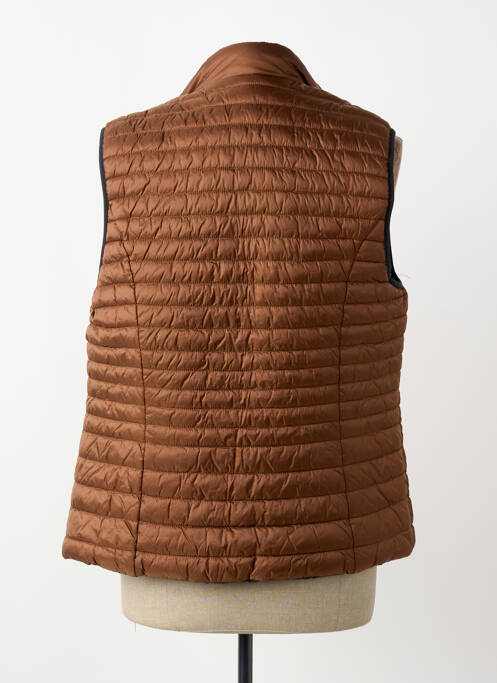Doudoune poches sans capuche marron BARBARA LEBEK femme