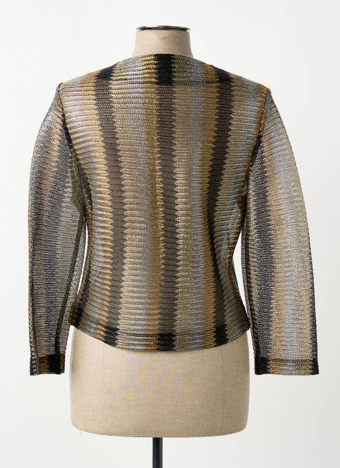 Veste chic col rond noir MICHAELA LOUISA femme