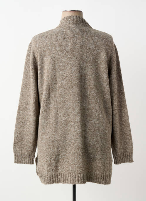 Gilet manches longues marron MINO MORA femme