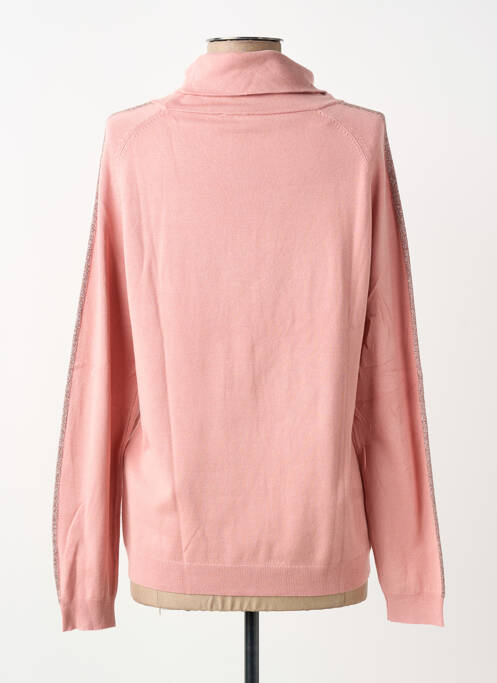 Pull col roulé rose BARBARA LEBEK femme