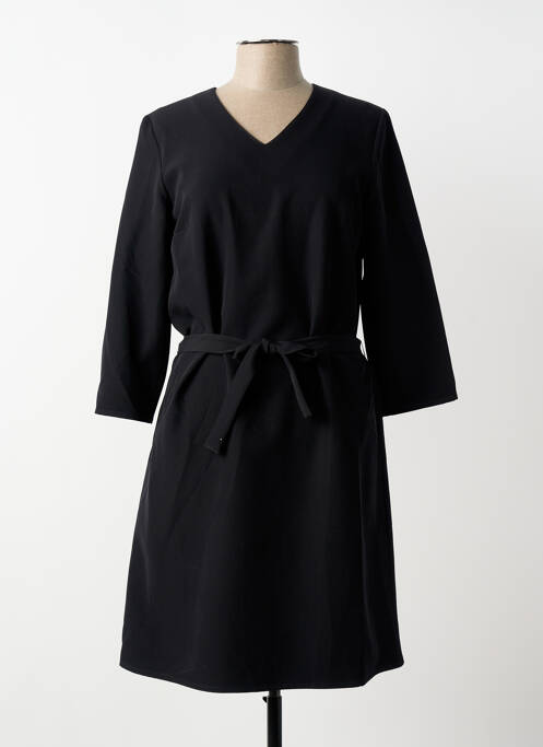 Robe mi-longue noir GEVANA femme