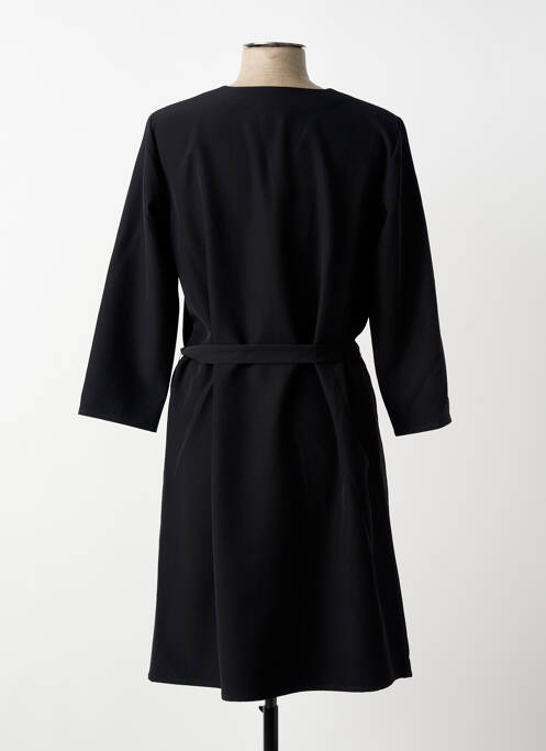Robe mi-longue noir GEVANA femme
