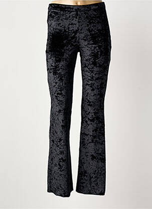 Pantalon droit stretch taille normale noir BIZANCE femme