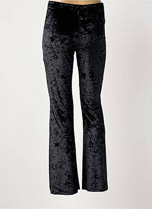 Pantalon droit stretch taille normale noir BIZANCE femme