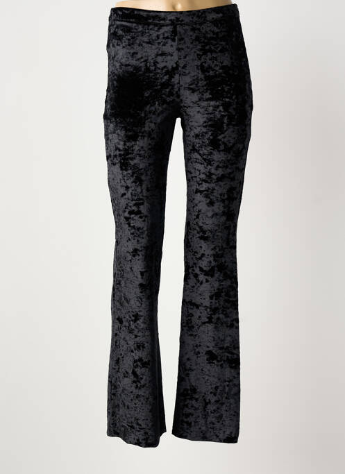 Pantalon droit stretch taille normale noir BIZANCE femme