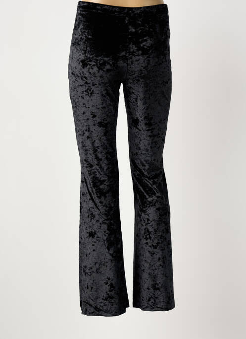 Pantalon droit stretch taille normale noir BIZANCE femme