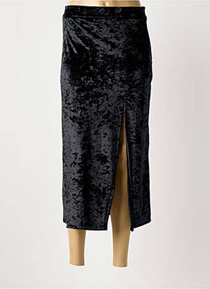 Jupe longue coupe droite noir BIZANCE femme