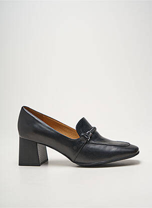 Mocassins carré talon de 7 à 9cm noir CAPRICE femme