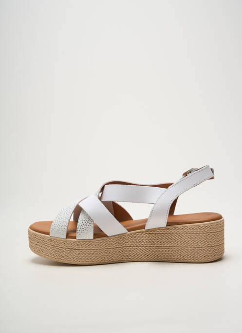 Sandales/Nu pieds blanc EVA FRUTOS femme