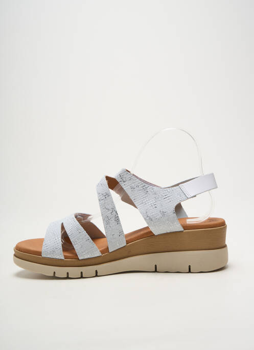 Sandales/Nu pieds argent EVA FRUTOS femme