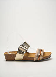 Mules/sabots voute plantaire talon de 4 à 6cm or EMMA femme
