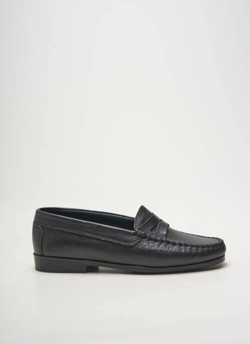 Mocassins matière lisse talon plat jusqu'à 3cm noir J.METAYER femme