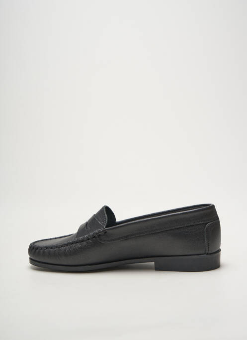 Mocassins matière lisse talon plat jusqu'à 3cm noir J.METAYER femme