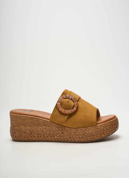 Mules/sabots talon compensé talon de 7 à 9cm marron STUDIO SCARPE femme