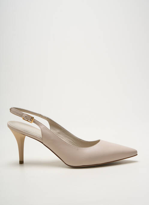 Escarpins fermeture boucle(s) talon de 7 à 9cm beige MOMENTI femme