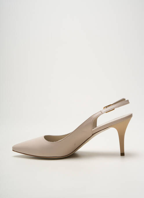 Escarpins fermeture boucle(s) talon de 7 à 9cm beige MOMENTI femme