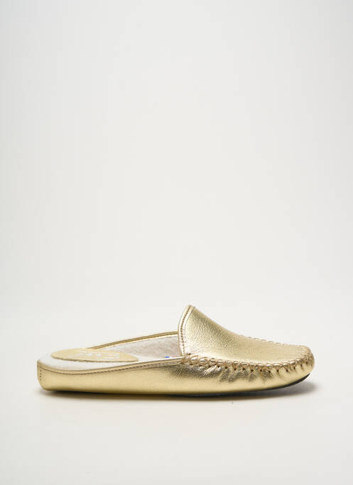 Chaussons/pantoufles talon plat jusqu'à 3cm or EREL femme