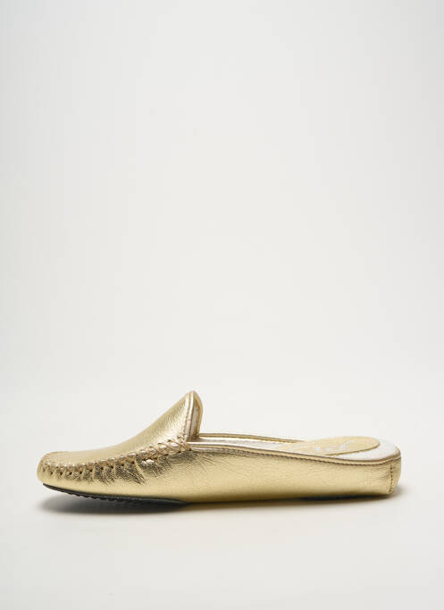 Chaussons/pantoufles talon plat jusqu'à 3cm or EREL femme