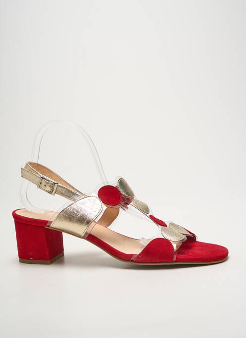 Sandales/Nu pieds rouge AUX CAPUCINES femme
