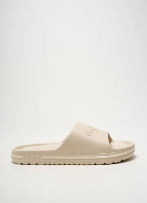 Mules/sabots bout ouvert bout ouvert beige PEPE JEANS homme