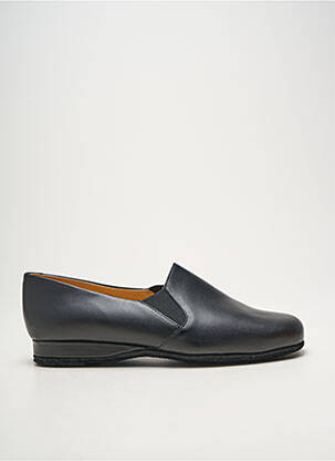 Chaussons/pantoufles bout carré bout carré noir HELLER homme