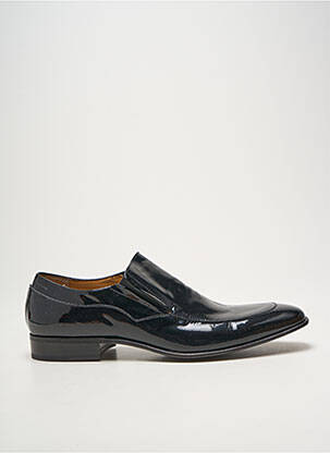 Mocassins voute plantaire talon bas noir CAPONI homme